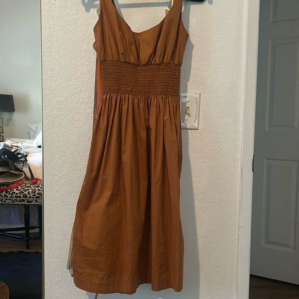 Tan summer dress- no name - vintage find